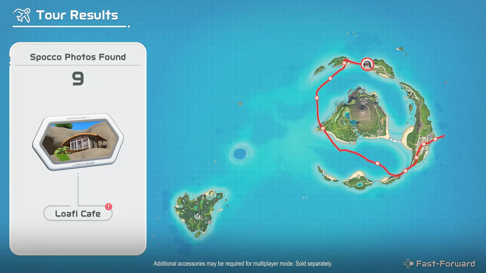 Tour Results map of Wuhu Island with a Spocco Photos found counter